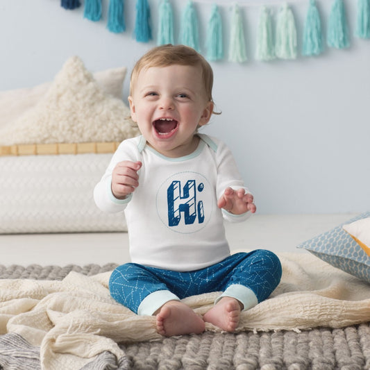 Skip Hop Long Sleeve Bodysuit & Pant Set, Hi - Galaxy (3 Months)