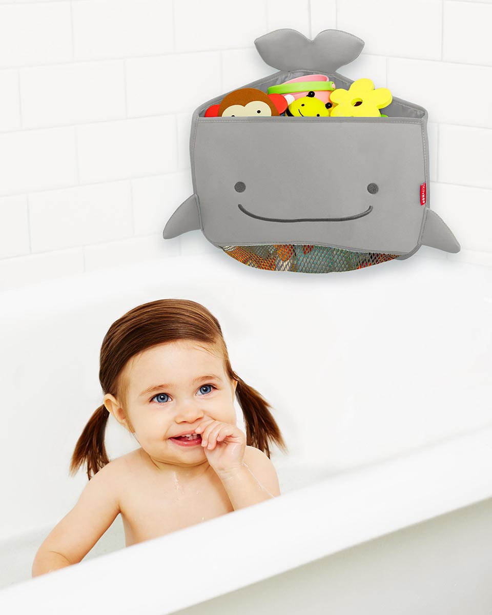 Skip Hop Moby Corner Bath Toy Organizer - Grey