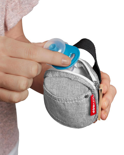 Skip Hop Pacifier Pocket - Grey Melange