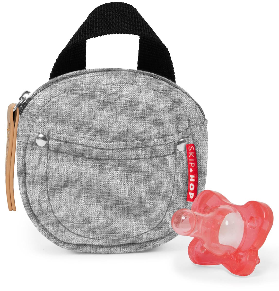 Skip Hop Pacifier Pocket - Grey Melange