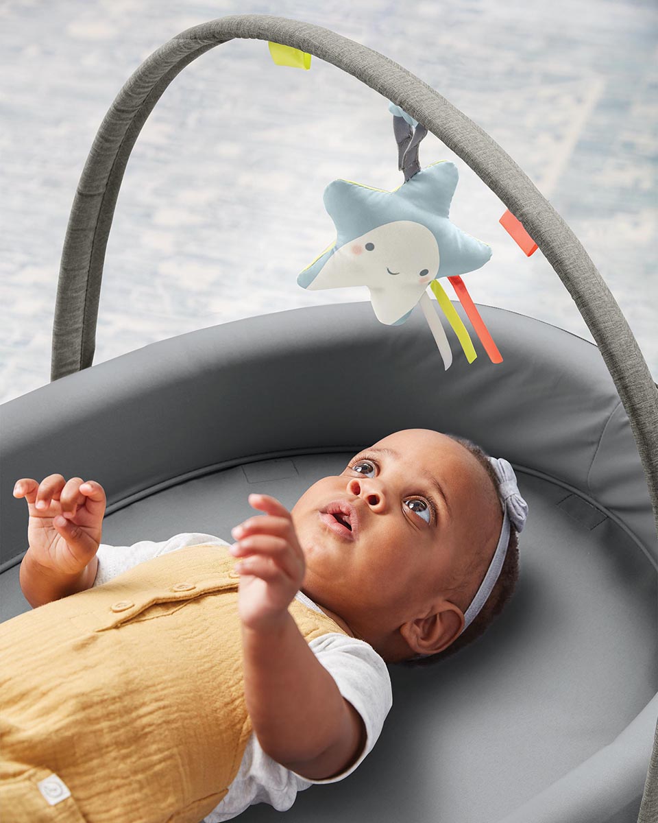 Skip Hop Playful Retreat Baby Nest - Grey Melange