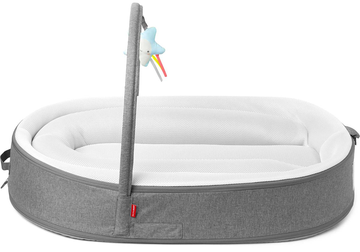 Skip Hop Playful Retreat Baby Nest - Grey Melange