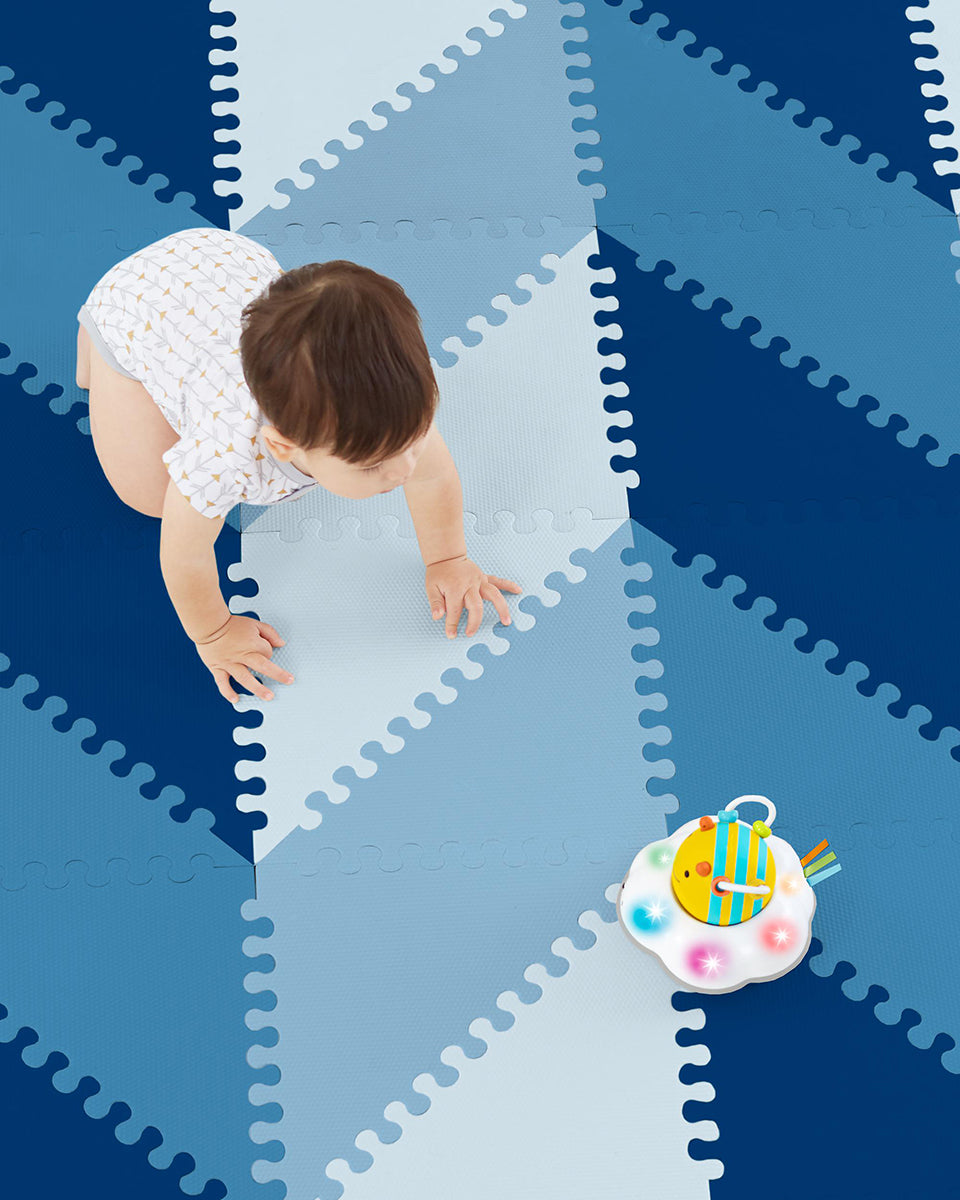 Skip Hop Playspot Geo Foam Floor Tiles - Blue Ombre