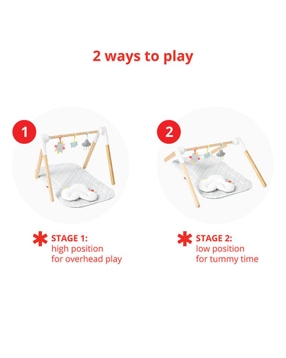 Skip Hop Silver Lining Cloud Wooden Activity Gym