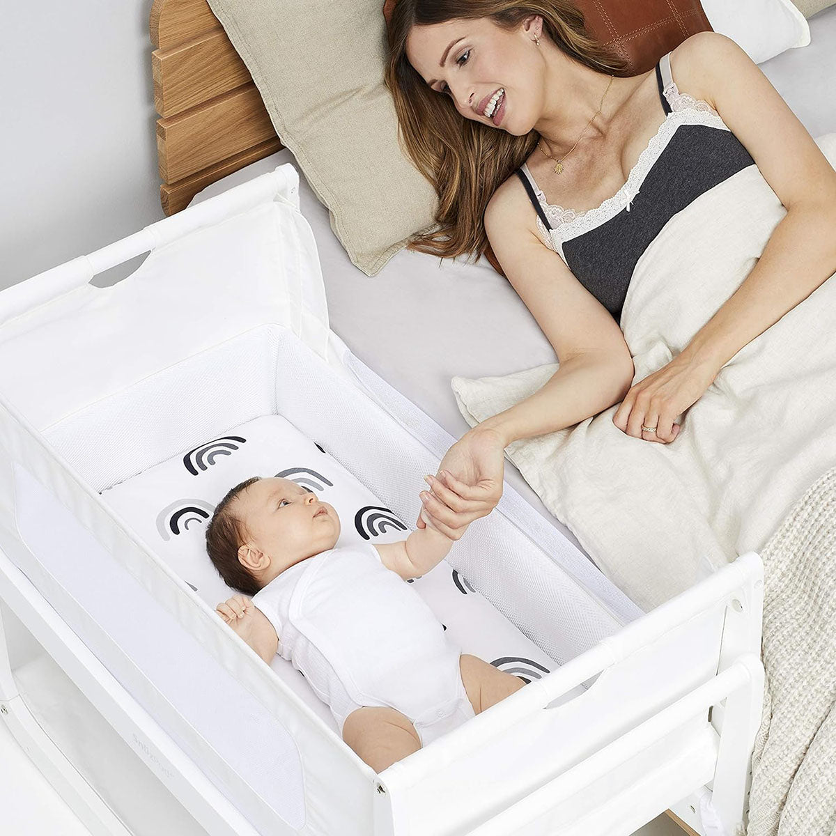 Snuz SnuzPod4 Bedside Crib - White