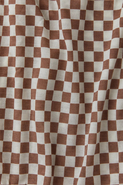 Solly Baby Wrap - Mocha Chequer