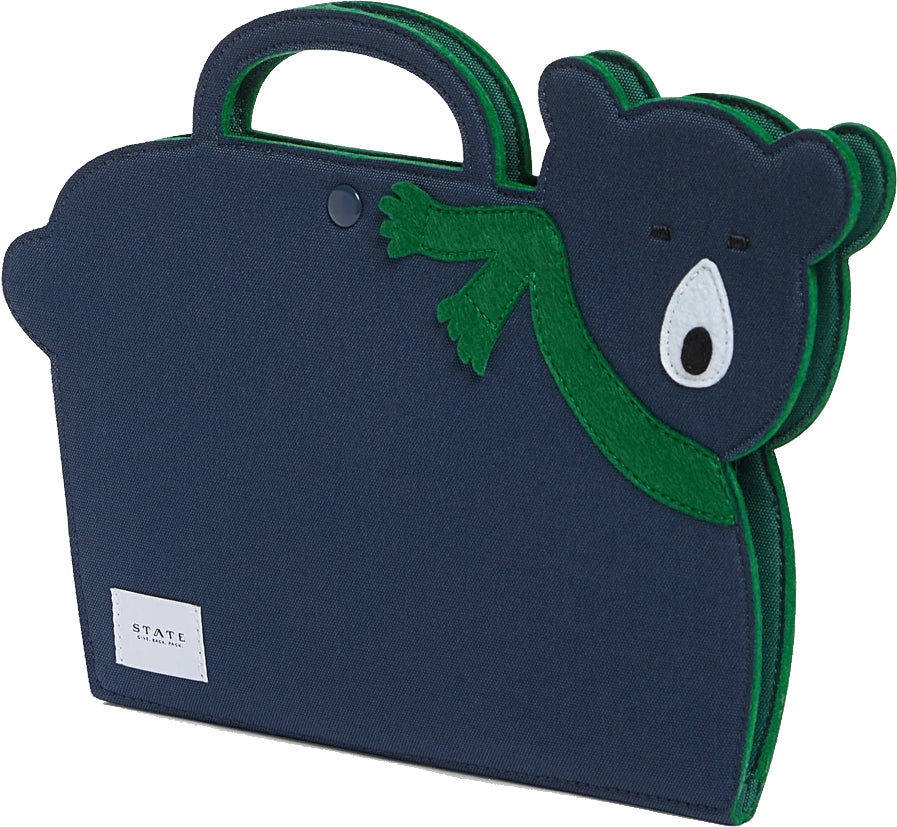 State Bags Harbor Artfolio Art Set - Green/Navy