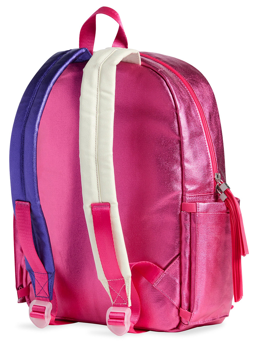 State Bags Kane Kids Backpack - Metallic Hot Pink Multi