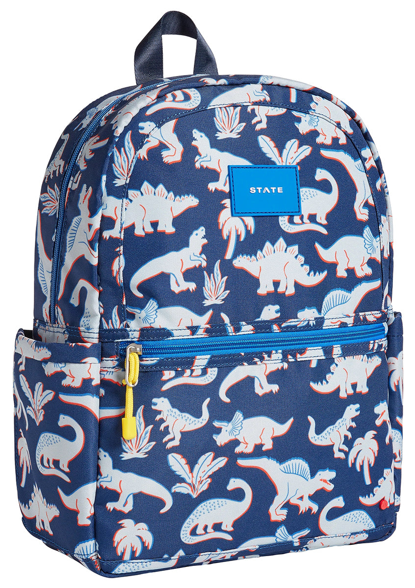 State Bags Kane Kids Backpack - Navy Dino