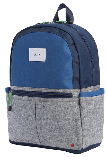 State Bags Kane Kids Backpack - Navy / Heather Gray