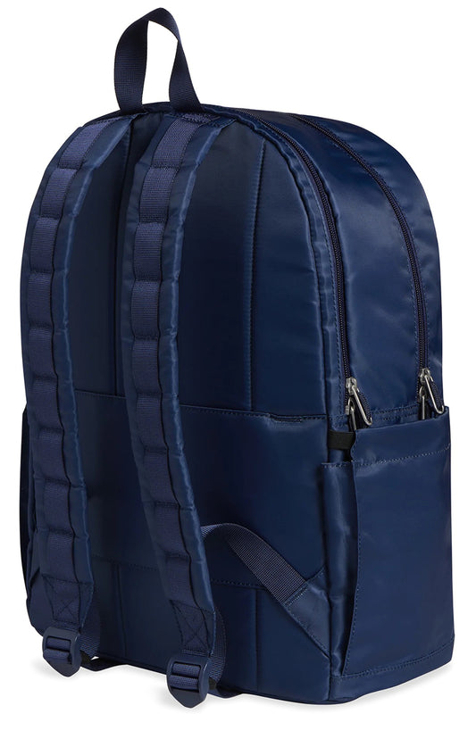 State Bags Kane Kids Large Backpack - Blue Chevron Puffer