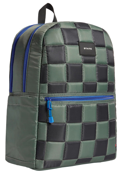 State Bags Kane Kids Large Backpack - Metallic Puffer Checkerboard