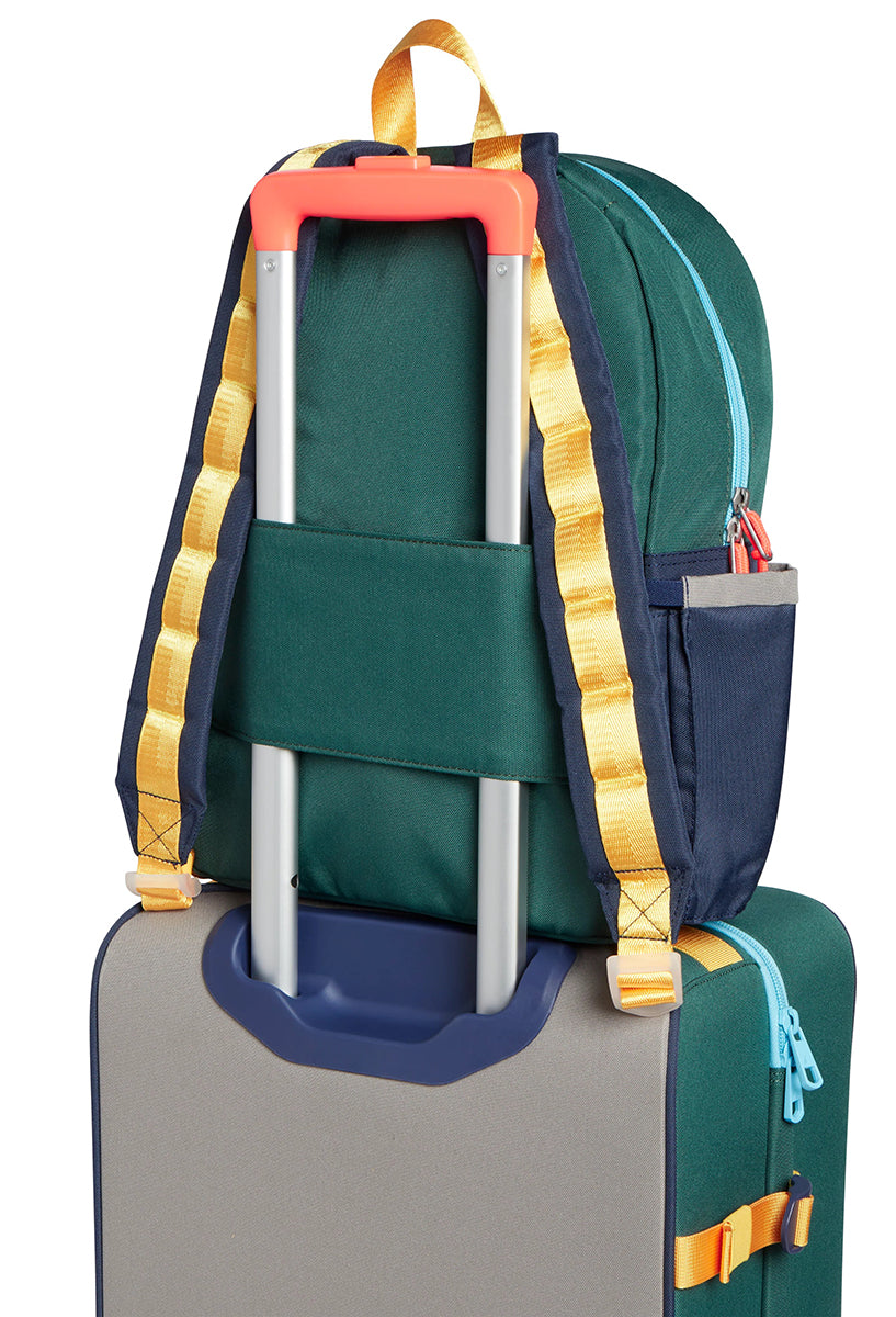 State Bags Kane Kids Travel Backpack - Green / Navy