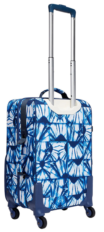 State Bags Logan Suitcase - Indigo Patchwork