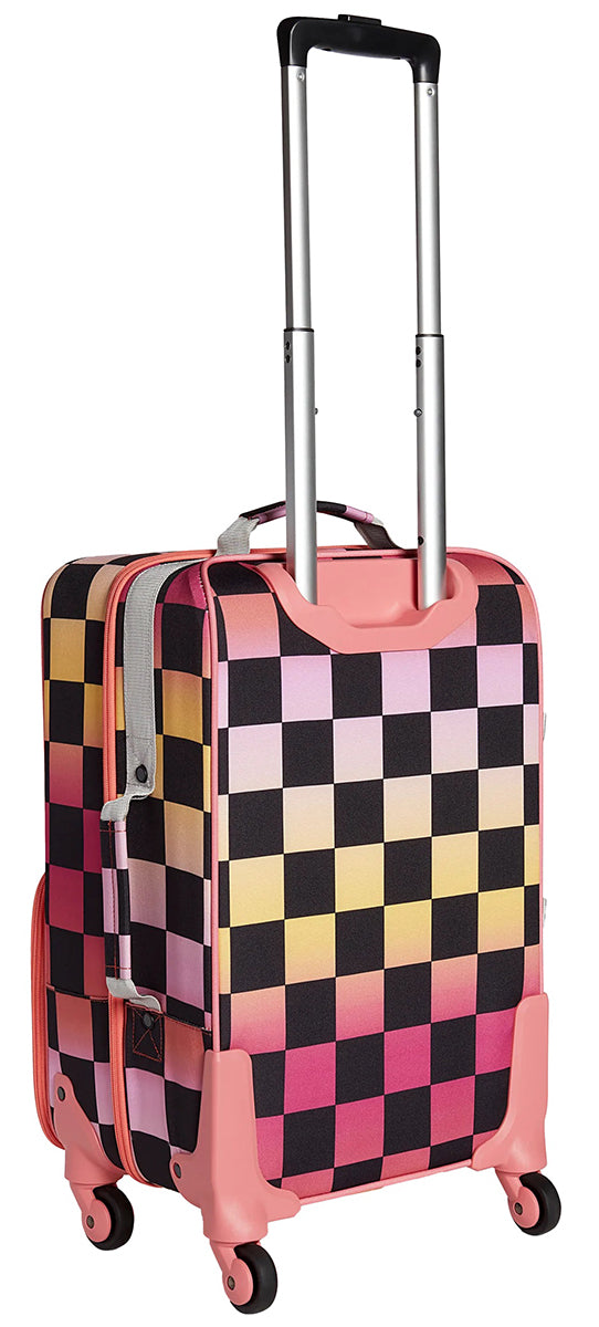 State Bags Logan Suitcase - Pink Checkerboard