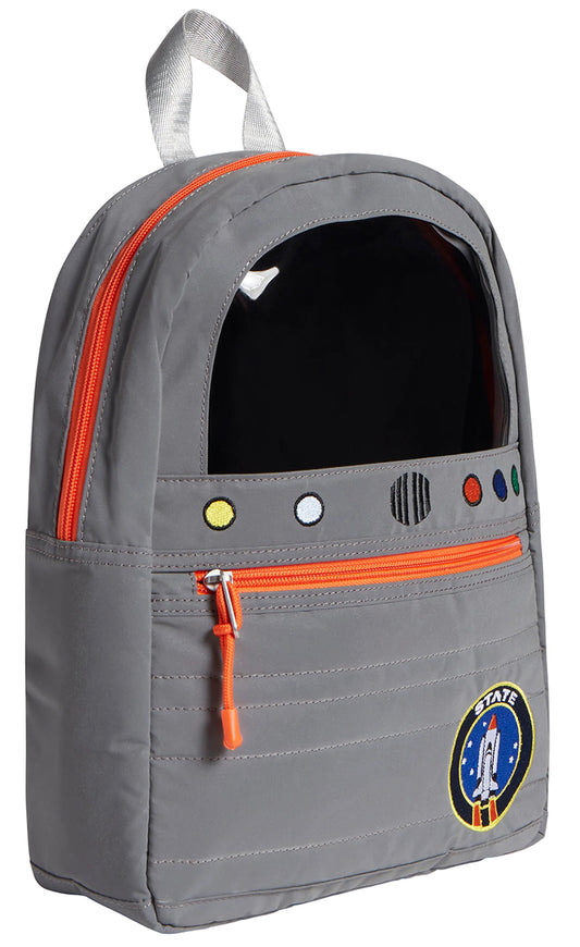 State Bags Mini Kane Kids Travel Backpack - Reflective Astronaut