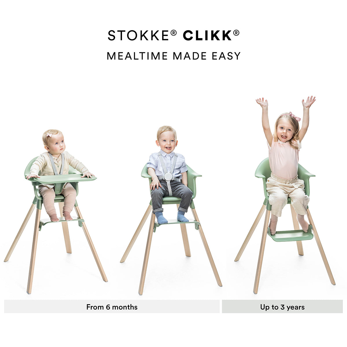 Stokke Clikk High Chair - Fjord Blue