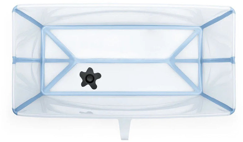 Stokke Flexi Bath Heat Sensitive Tub + Newborn Support - Ocean Blue