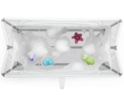 Stokke Flexi Bath Heat Sensitive Tub + Newborn Support - White