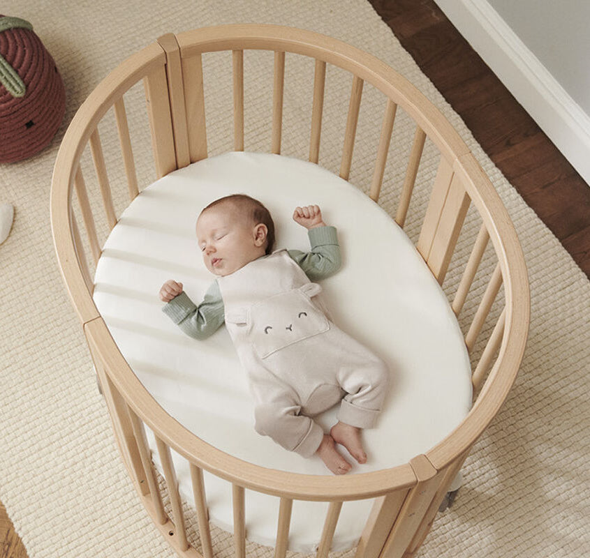 Stokke Sleepi Mini Mattress Protection Sheet - White