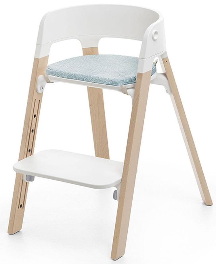 Stokke Steps Chair Cushion - Jade Twill