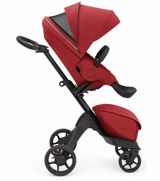 Stokke Xplory X Stroller + Carry Cot Bundle - Ruby Red