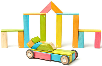 Tegu 42 Piece Magnetic Blocks Set - Tegu Tints