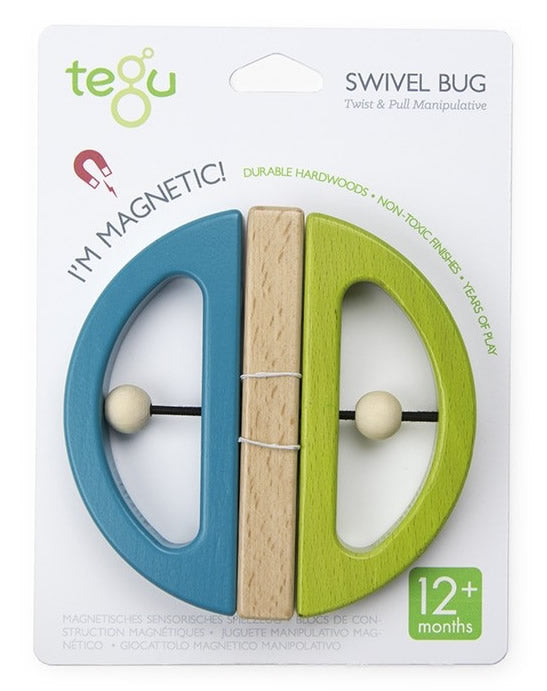 Tegu Swivel Bug - Green & Teal