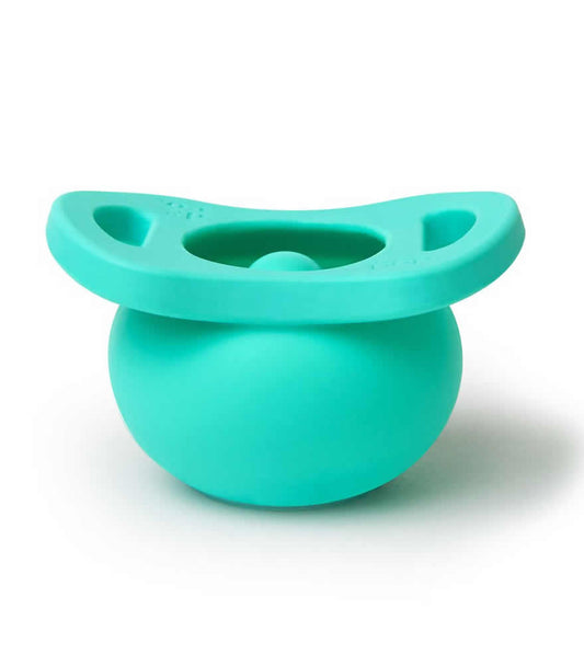 Doddle & Co. The Pop Pacifier, 2 Pack - Oh Happy Grey + In Teal Life