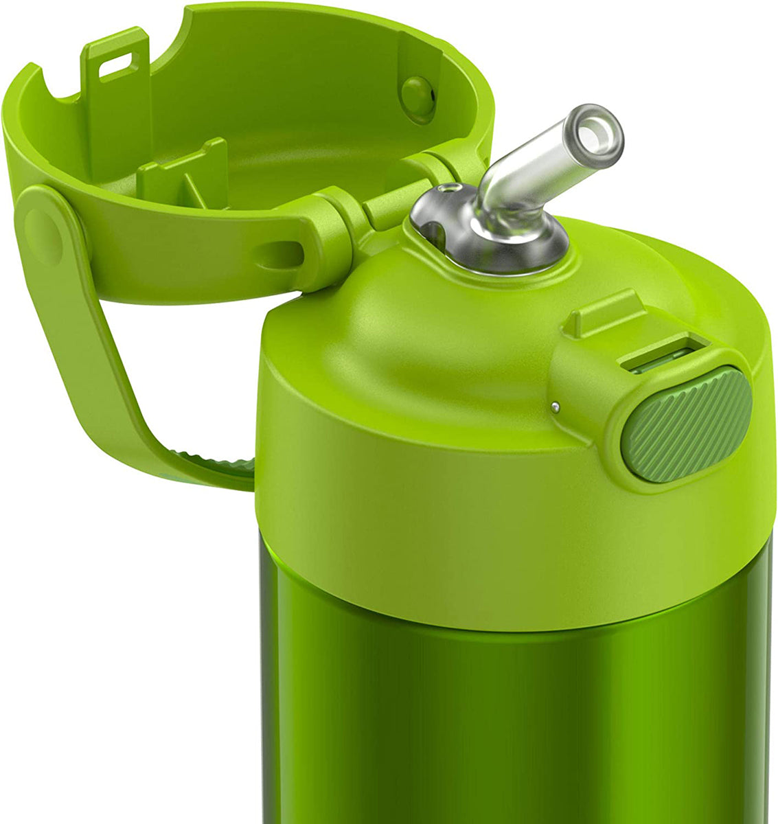 Thermos FUNtainer Vacuum Insulated Stainless Steel Straw Water Bottle 12oz - Lime