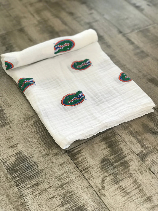 Three Little Anchors College Swaddle Blanket - Florida Gators