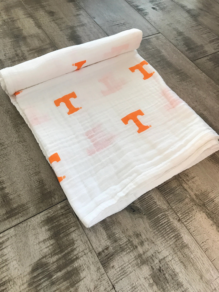 Three Little Anchors College Swaddle Blanket - Tennessee Vols