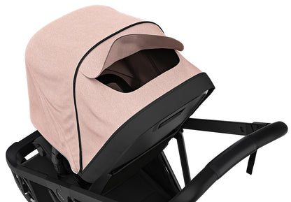 Thule Shine Stroller + Bassinet Bundle - Misty Rose / Black