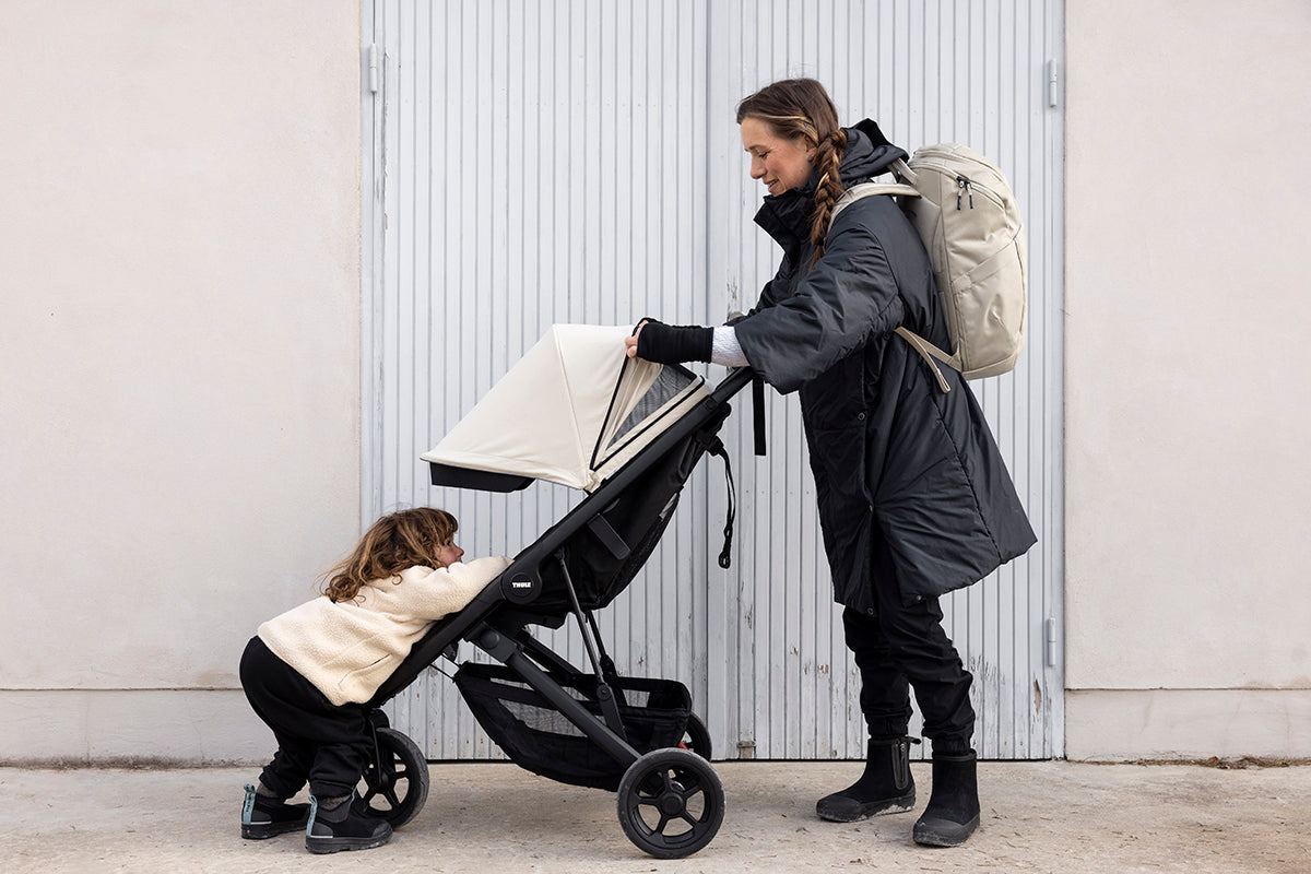 Thule Spring Stroller - Soft Beige