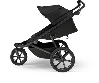 Thule Urban Glide 3 Double Jogging Stroller + Bassinet Bundle - Black