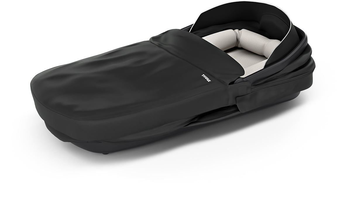 Thule Urban Glide 3 Single Jogging Stroller + Bassinet Bundle - Black