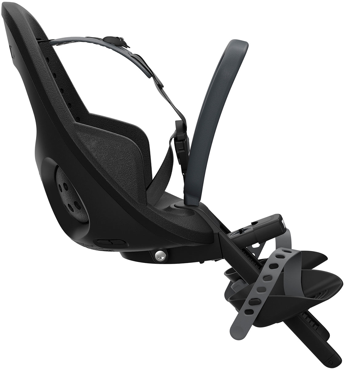 Thule Yepp Mini 2 Front Mounted Child Bike Seat - Midnight Black