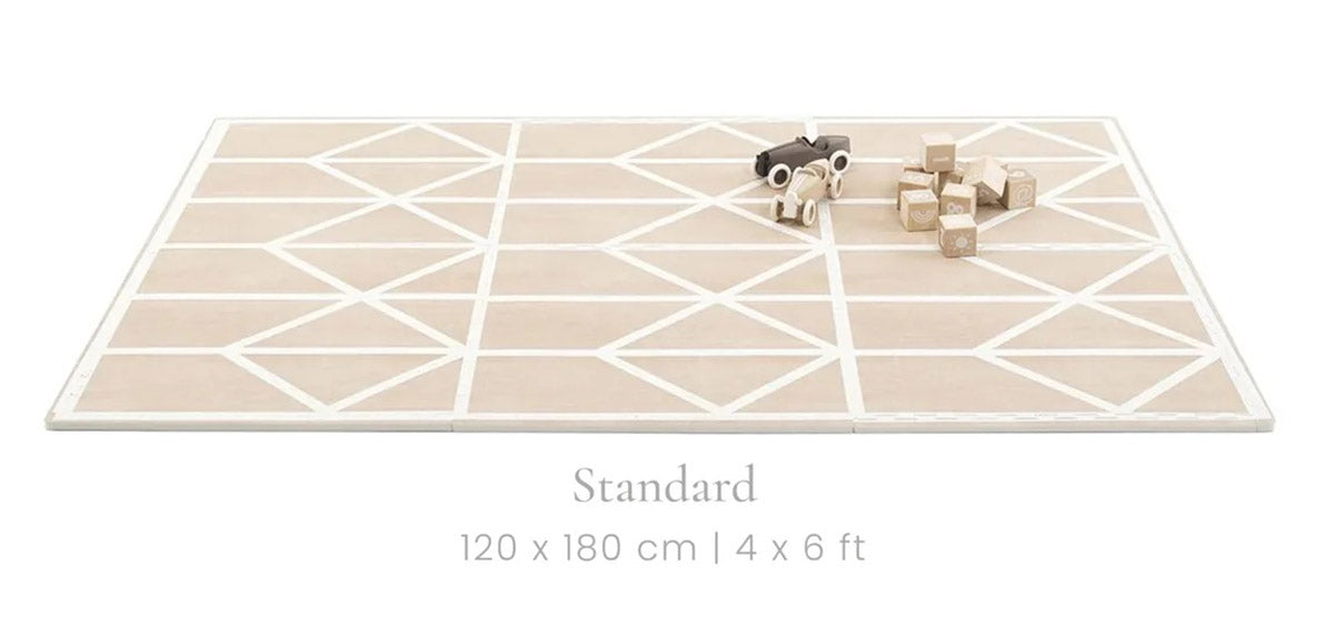 Toddlekind Printed Foam Puzzle Playmat - Nordic - Clay