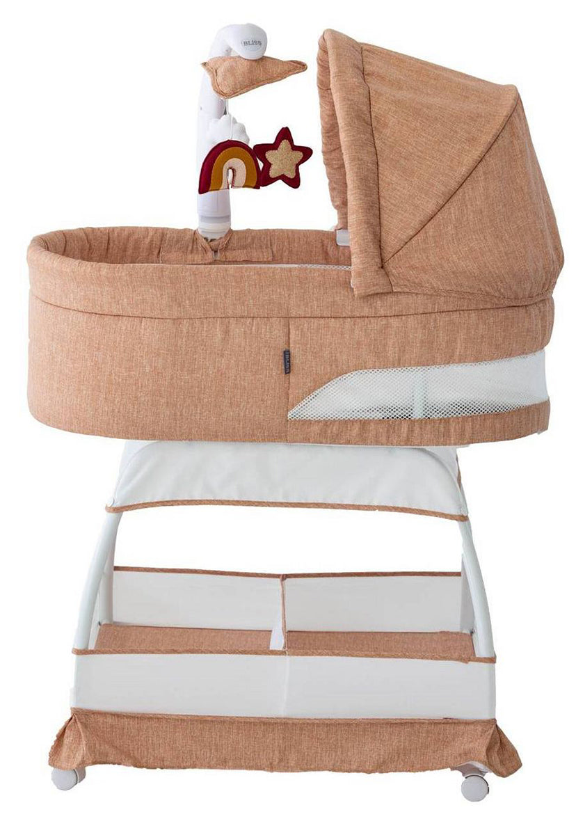 TruBliss Sweetli Nurture Bassinet - Clay Melange