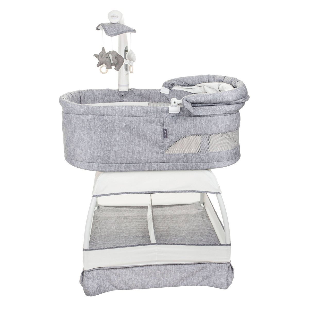 TruBliss Sweetli Nurture Bassinet - Grey Melange