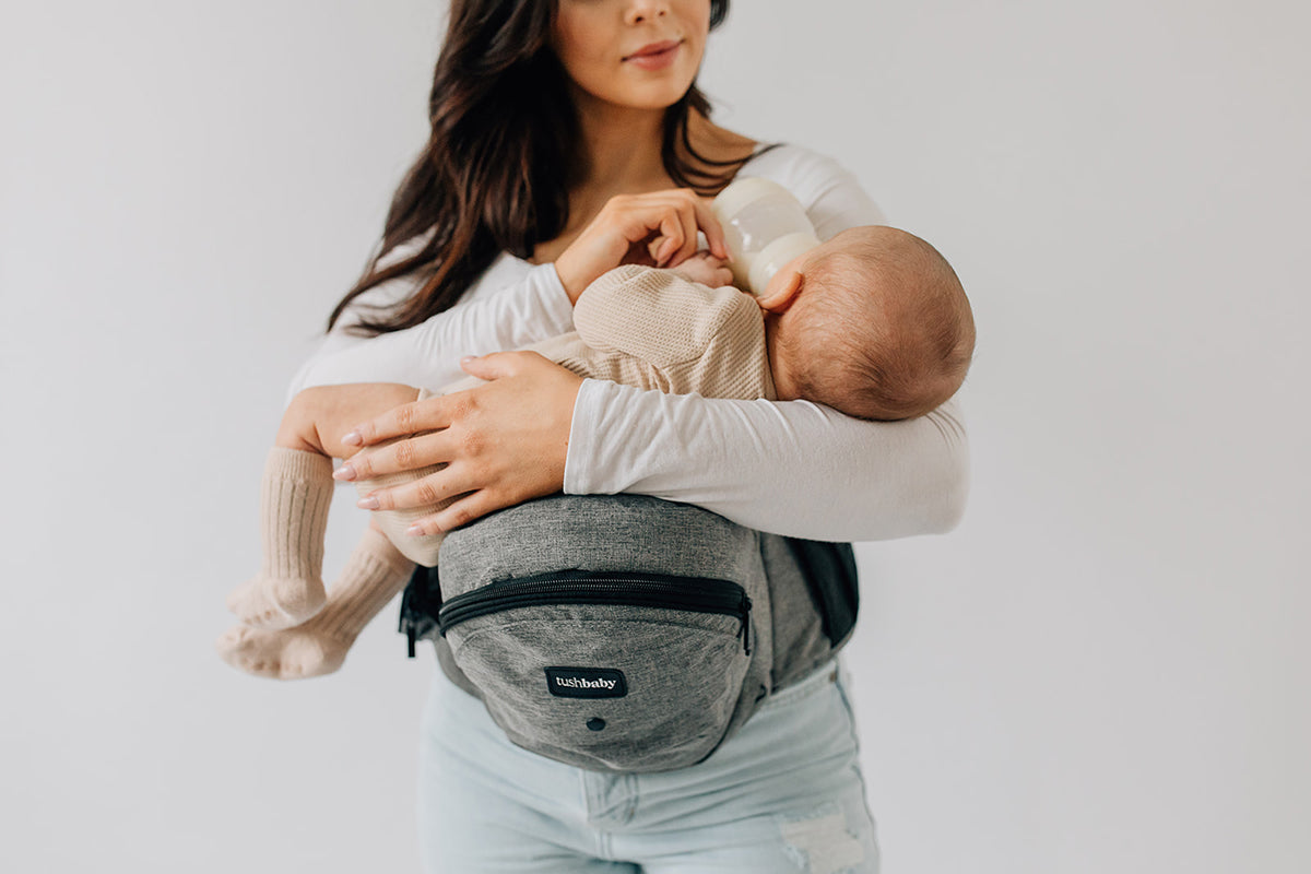 Tushbaby Hip Seat Carrier - Grey