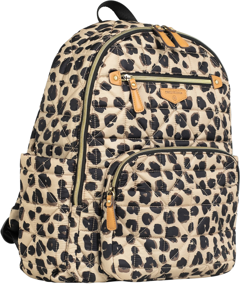 TWELVElittle Companion Backpack Diaper Bag  2.0 - Leopard