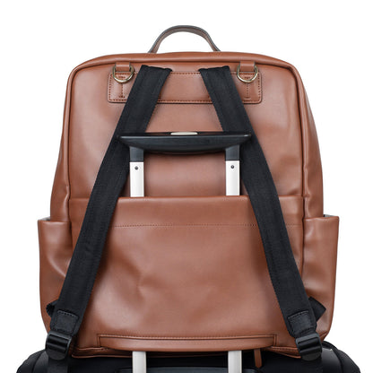 TWELVElittle Peek-a-boo Backpack Diaper Bag - Toffee