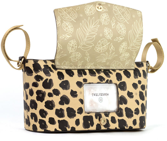 TWELVElittle Peek-A-Boo Stroller Caddy - Leopard Print