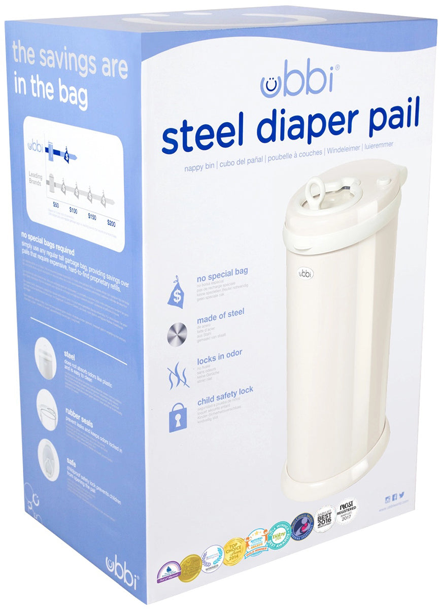 Ubbi Diaper Pail - Ivory