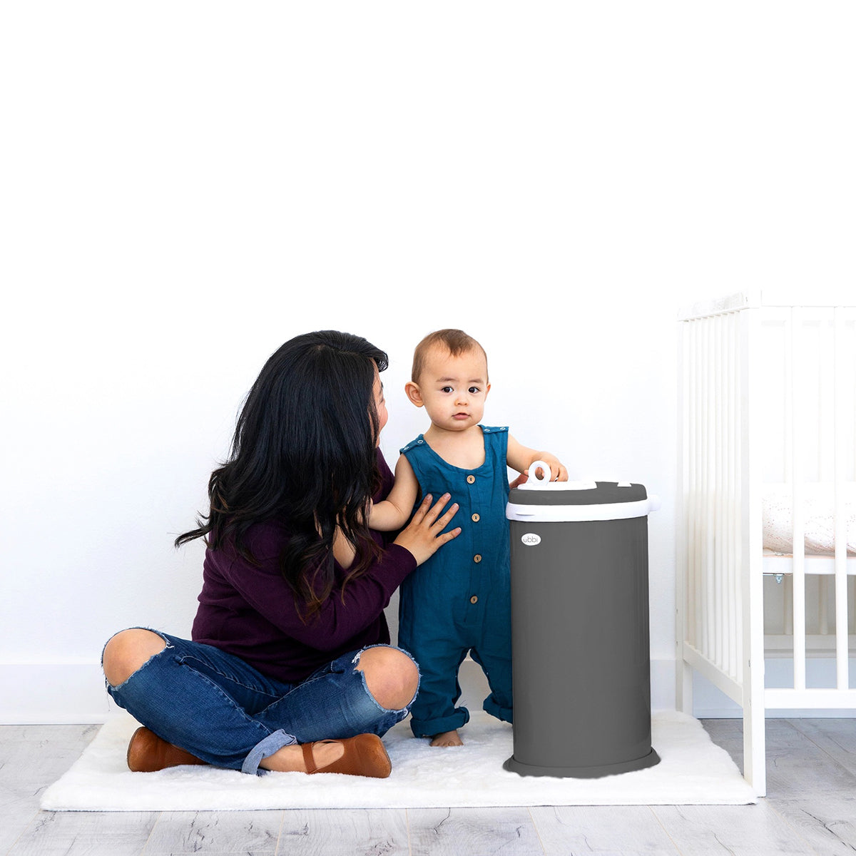 Ubbi Diaper Pail - Slate