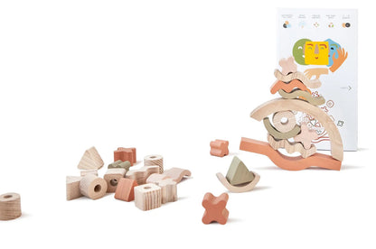 Ukidz BABAI Wooden Board Game - Creative Balancer