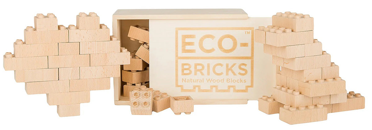 Ukidz Eco-bricks Plus+ Natural 20pcs