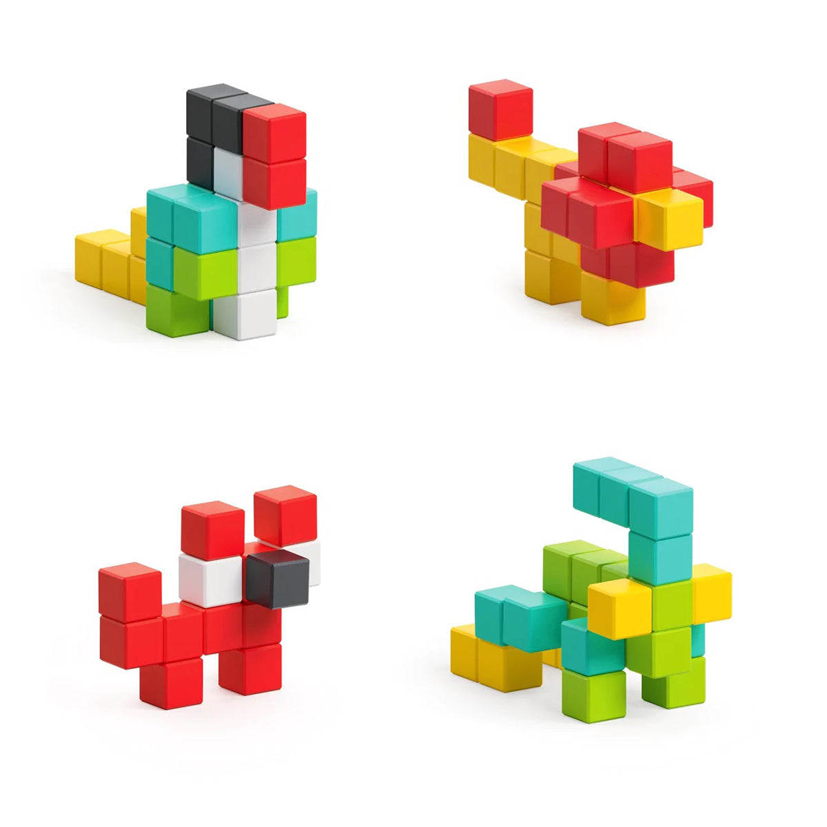 Ukidz PIXIO-50 Magnetic Blocks in 6 Colors