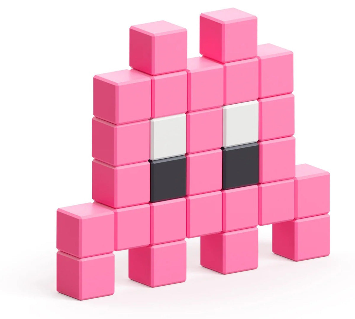 Ukidz PIXIO Mini Monster Pin - 28 Magnetic Blocks in 3 Colors